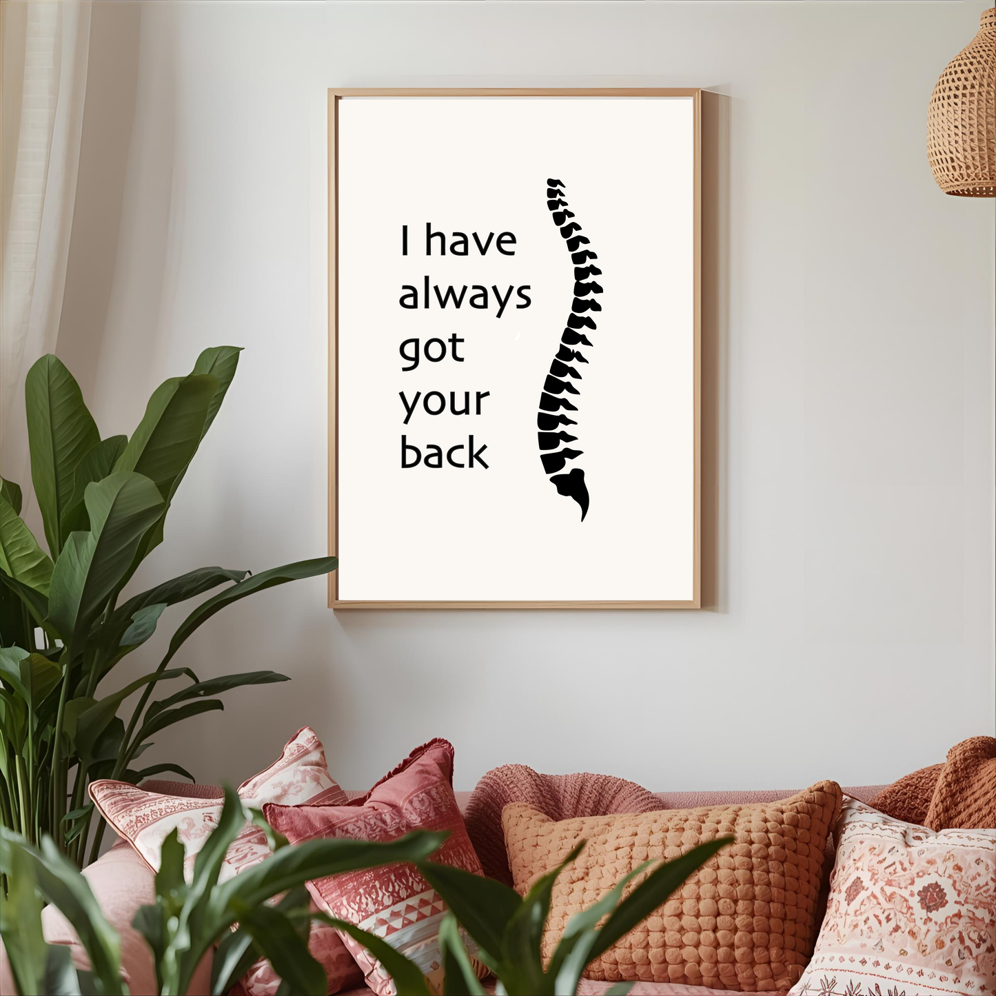 Arte de pared "I have always got your back"