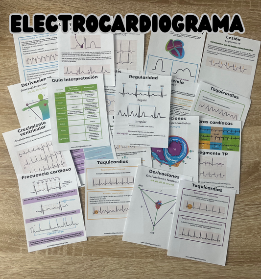 Electrocardiograma en flashcards PDF