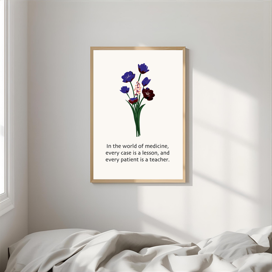 Arte de pared "In the world of medicine.."