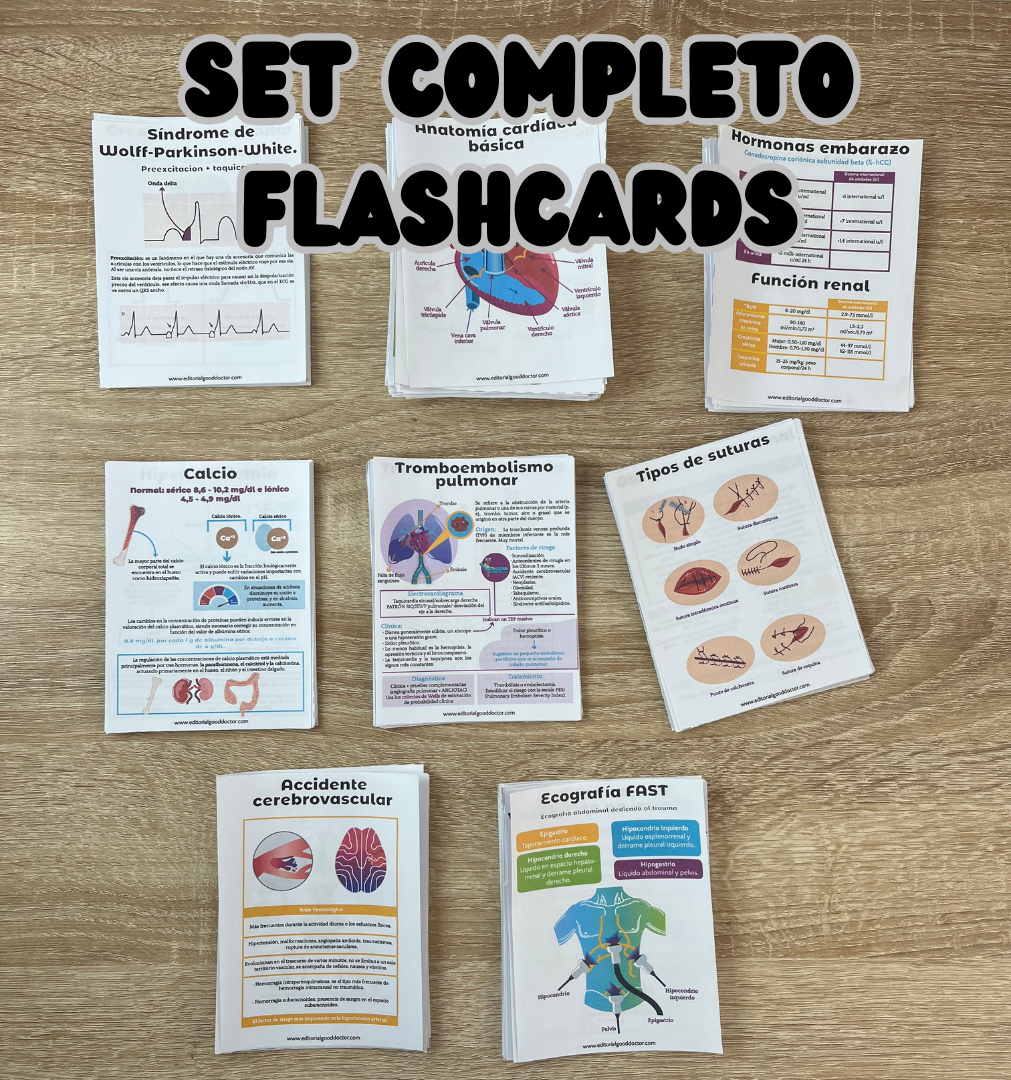 SET completo todas las flashcards PDF – Editorial Good Doctor