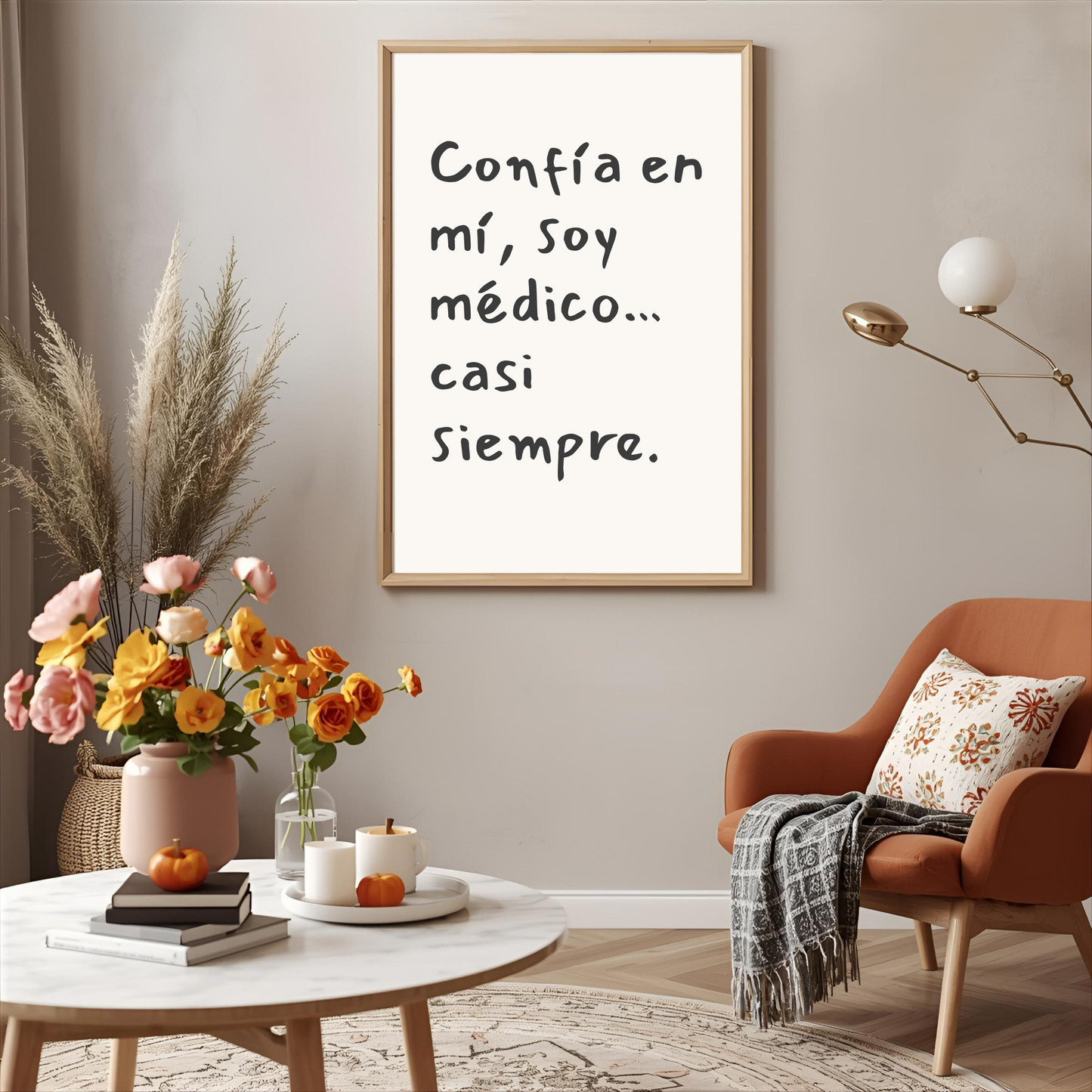 Arte de pared " Confía en mí, soy médico.."