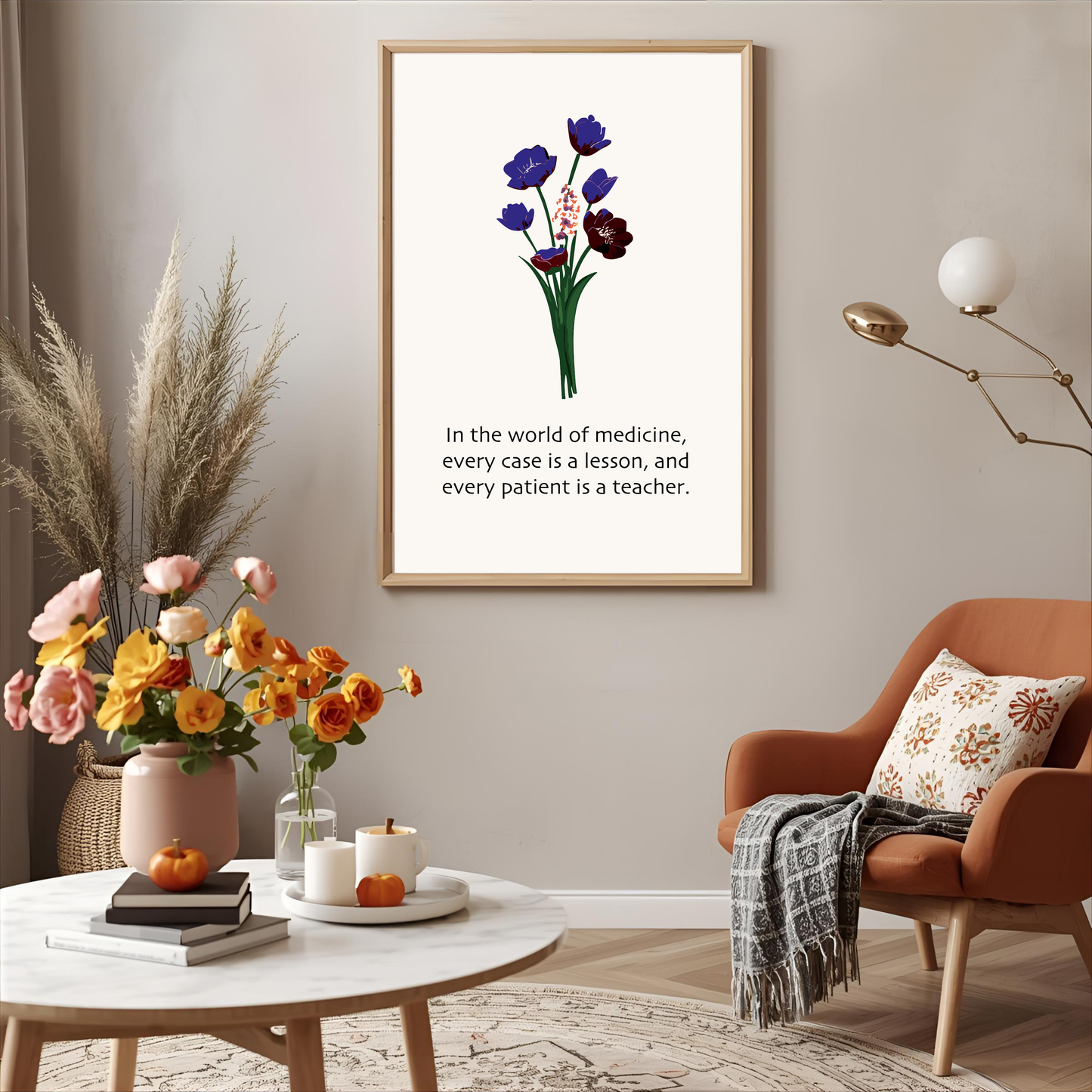 Arte de pared "In the world of medicine.."