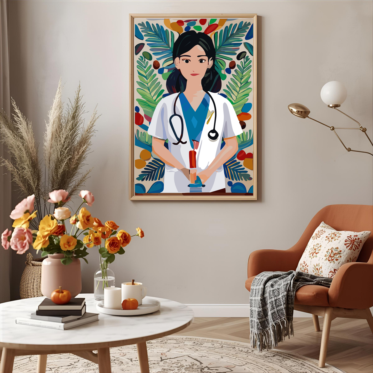Arte de pared "Doctora"